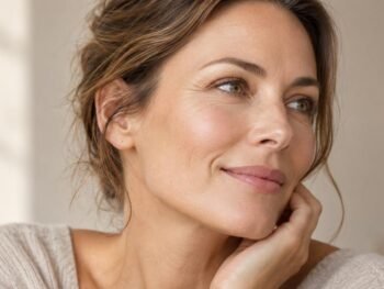 Woman after Juvederm skinvive
